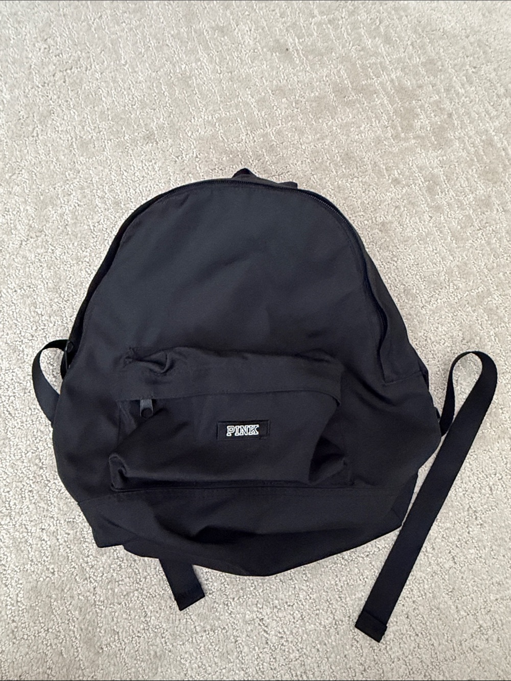 PINK Victoria's Secret Black Classic Canvas Backpack